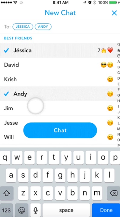 snapchat grupos