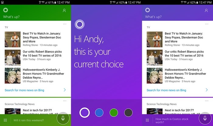 cortana no android