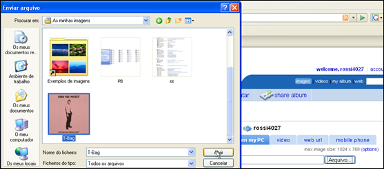 Upload de Imagens com o Photobucket Abrirfile
