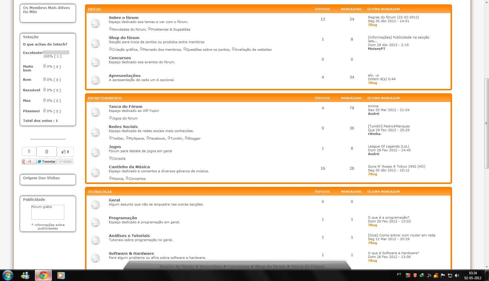 [Fórum] Intech HNvcatsqQM