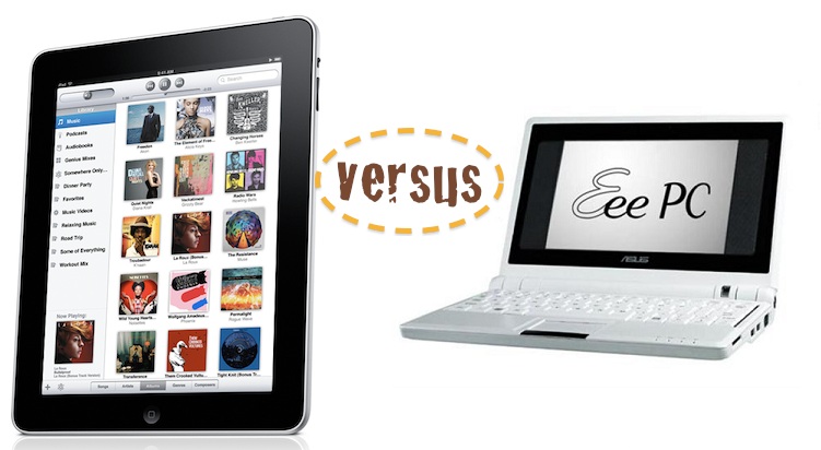 iPad afecta as vendas de netbooks? Ipad-vs-netbook