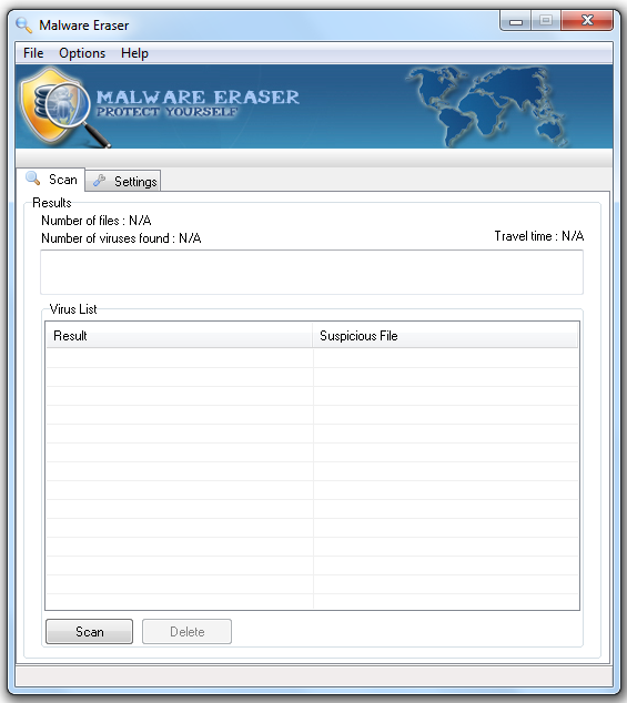 Malware Eraser 1.2 Build 0.114 42596