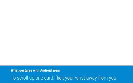 android wear notificações