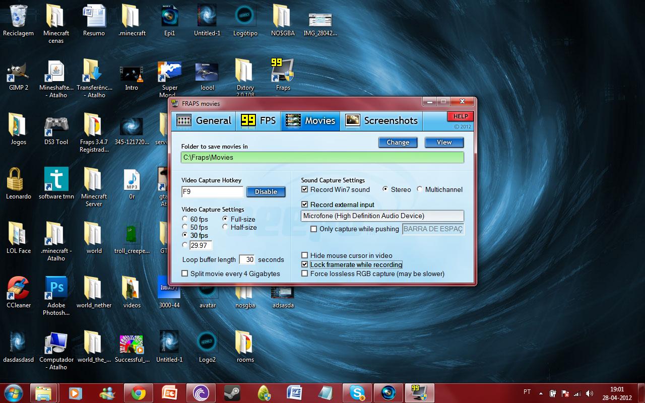 [Resolvido]Fraps problema BffpC