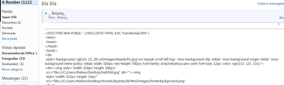 [Resolvido]Como enviar este email QqEGH