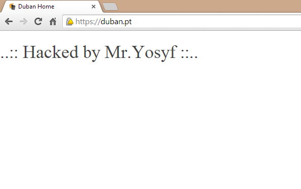 Duban.pt hackeada?! XWyDeCE